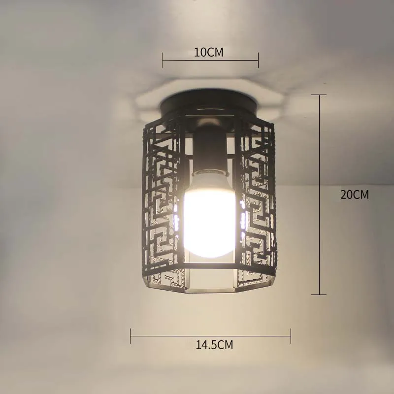 Потолочный светильник s железный светильник металлическая кровать База Светодиодный светильник e27для гостиной Крытый Лофт Домашний Светильник ing поверхностный монтаж птица Лампа Металл