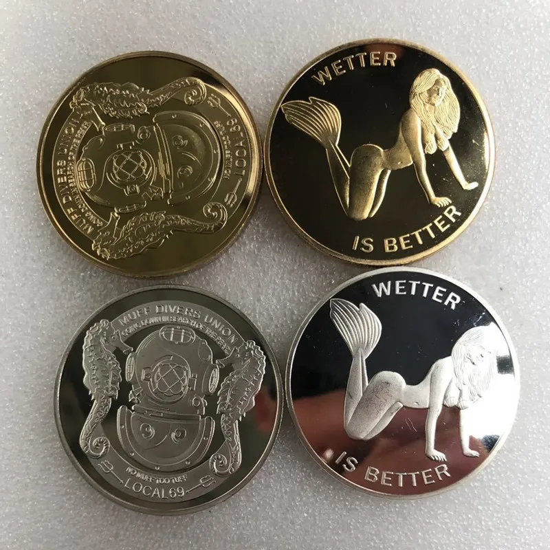 

Commemorative Coin Sexy Woman Luck Collection Arts Gifts Bitcoin Alloy Souvenir Drop Shipping