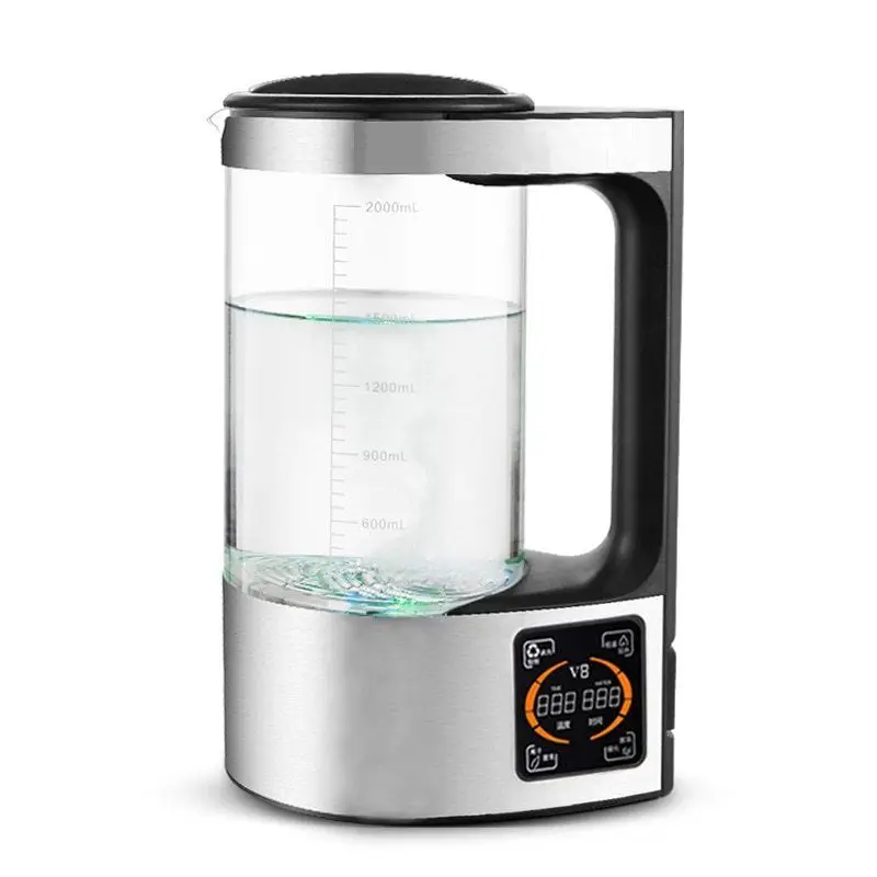 2L 110V/220V Rich Hydrogen Water Bottle Alkaline Water Ionizer Machine Water Filter Drink Hydrogen Water Generator