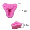 Elk Shape Fondant Cake Silicone Mold Christmas Chocolate Candy Molds Cookies Pastry Biscuits Mould Baking Cake Decoration Tools ► Photo 3/6