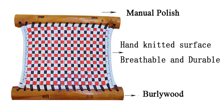 Ручная полировка Floding древесина низкая табуреты сад барбекю стул Прочный переносной открытый стула ручной вязки поверхность мягкой дышащей