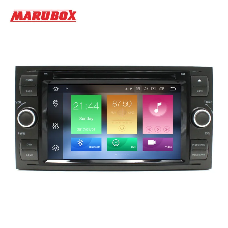 MARUBOX 2Din 4G Оперативная память Android 8 0 для Ford Focus 2008 2011 Fiesta Mondeo transit C макс 7 &quotgps стерео