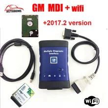 Top selling GM MDI wifi hdd 2017 2 optinal Multiple font b Diagnostic b font Interface