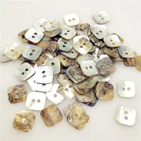 buttons en Coquille Naturelle, Accessoires de Vêtement à 2 Trous, 30 Pièces/Lot 5