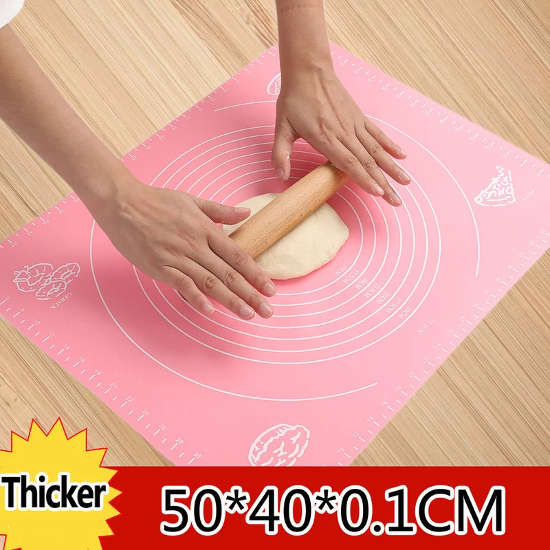 50*40cm Food 100 Silicon Baking Mat Sheet Non stick Pastry Mat Extra