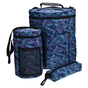 

3pcs/set Empty Yarn Storage Bag Organizer For Crocheting & Knitting Organization Yarn Storage Case Crochet Bag for Yarn