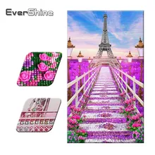 EyerShind DIY алмаз живопись пейзаж специальные Форма Алмазная вышивка Париж башня 5d картина из страз Home Decor