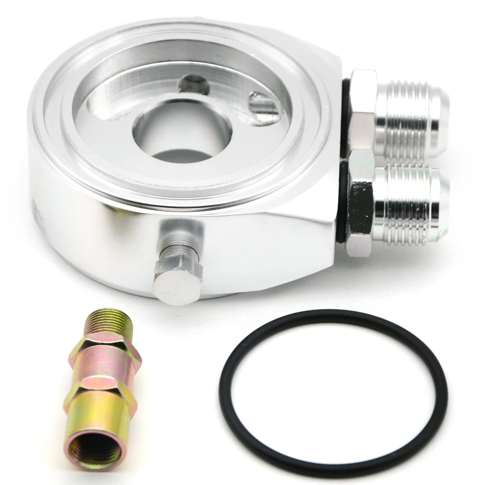 

New Universal Modified Racing Car Oil Filter Sandwich Plate Oil Cooler Adapter