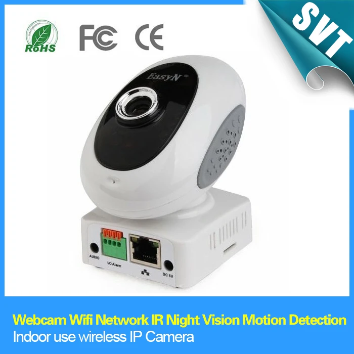 

Indoor Wireless IP Camera Webcam Wifi Network IR Night Vision Motion Detection Surveillance Camera SN-09