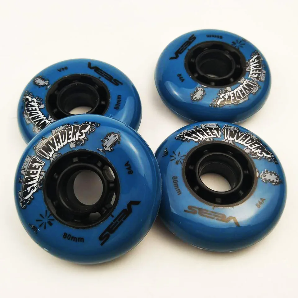 Inline Skates Tyres SEBA Original 84A Invaders Skate Wheels 72/76/80 8PCS Slalom Roller Skating HIGH IGOR WFSC Wheel Sliding Patines Tires