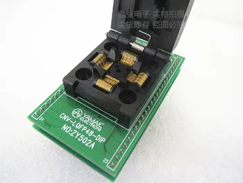 

Original YAMAICHI IC Test Seat LQFP48 QFP48 ZY502A Burning Programmer QFP48 to DIP48 Socket Adapter