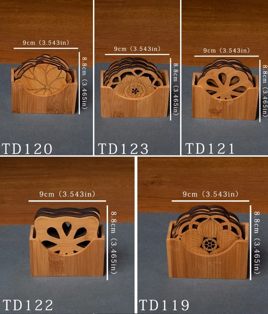 6 частей/набор бамбуковые коврик для посуды чай кофе набор подставок под напитки много чашки Pad суд Tischset круглое место для Кунг Фу чай ручной работы