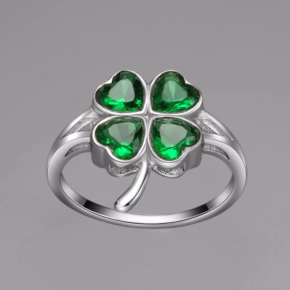 KIVN модные ювелирные изделия Lucky Four Leaf Clovers для женщин и девочек Свадебные обручальные кольца для мам подарки на день рождения