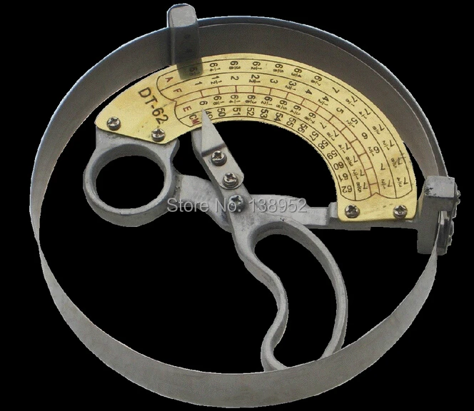 Маленький размер r 41-52 см S для детей ножничный тип компас Крышка шляпа Размер измерительный инструмент ручной Millinery круговой