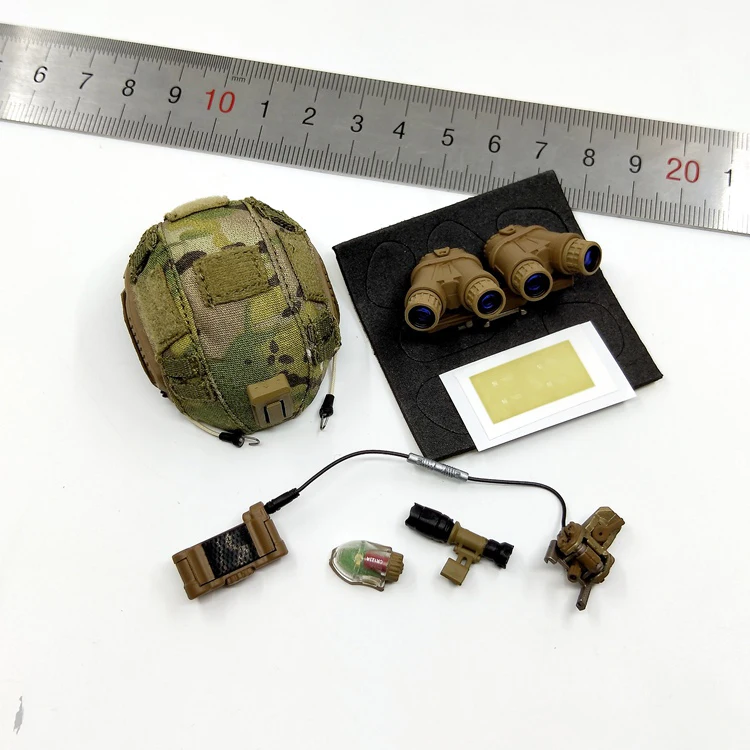 

1/6 Scale 26020R CAG Four Eyes Night Vision Helmet Models for 12''Action Figures Bodies Accessories