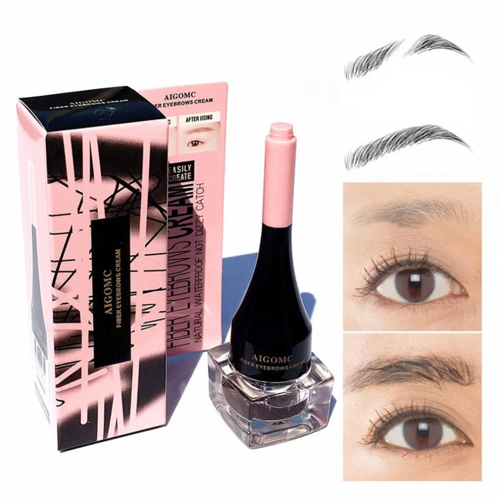 

1 Pc Sevich Natural Makeup Eyebrow Eyelash Makeup Silk Fiber Lash Extension Long Eyebrow Increment Cream new sell