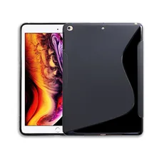 Мягкий ТПУ чехол для iPad 9,7 чехол s силиконовый абсорбционный A1822 A1823 A1893 A1954 тонкий черный чехол для планшета