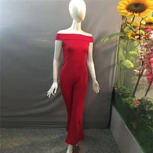 Новое поступление комбинезон с открытыми плечами комбинезон с вырезом лодочкой короткий узкий топ сексуальный женский комбинезон