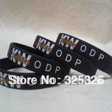 Два цвета с шелковыми принтами экранная полоса дешевые силиконовый браслет под заказ с принтом логотипа, резиновый браслет