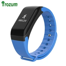 Trozum умный Браслет T1 браслет артериального Давление SmartBand имени вызывающего абонента дисплей Пульсоксиметр монитор сердечного ритма для iOSAndroid