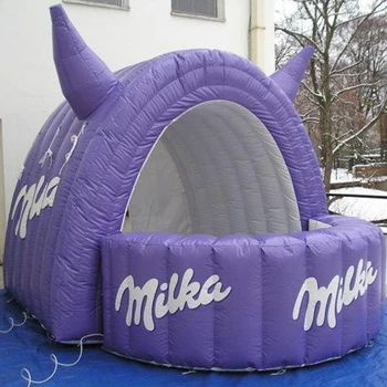 Cheap Funy Inflatable Kiosk Bar Concession Stands Pop-up Bar Counter With Curtain For Holiday Promotion