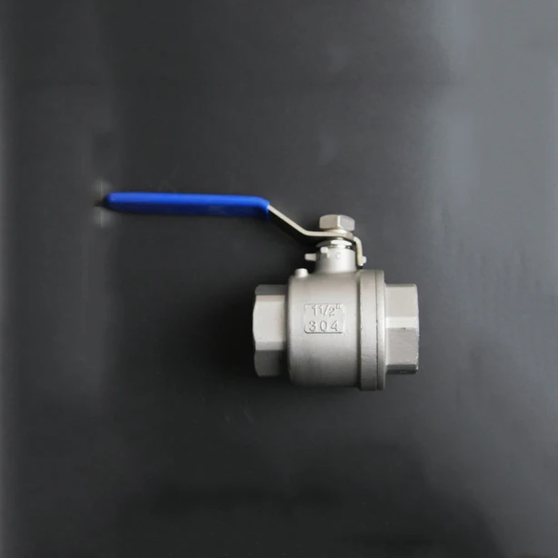 1-1/" BSP внутренняя резьба полный диаметр 304 нержавеющая сталь 2 части шаровой клапан для воды, нефти, газа