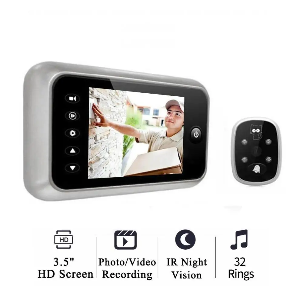 Buy 3.5" LCD SF518 Color Screen Doorbell Viewer