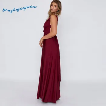 

2018 women's summer sexy dress elegant sleeveless, backless and various kinds of ties with a beautiful group of clothing suitabl