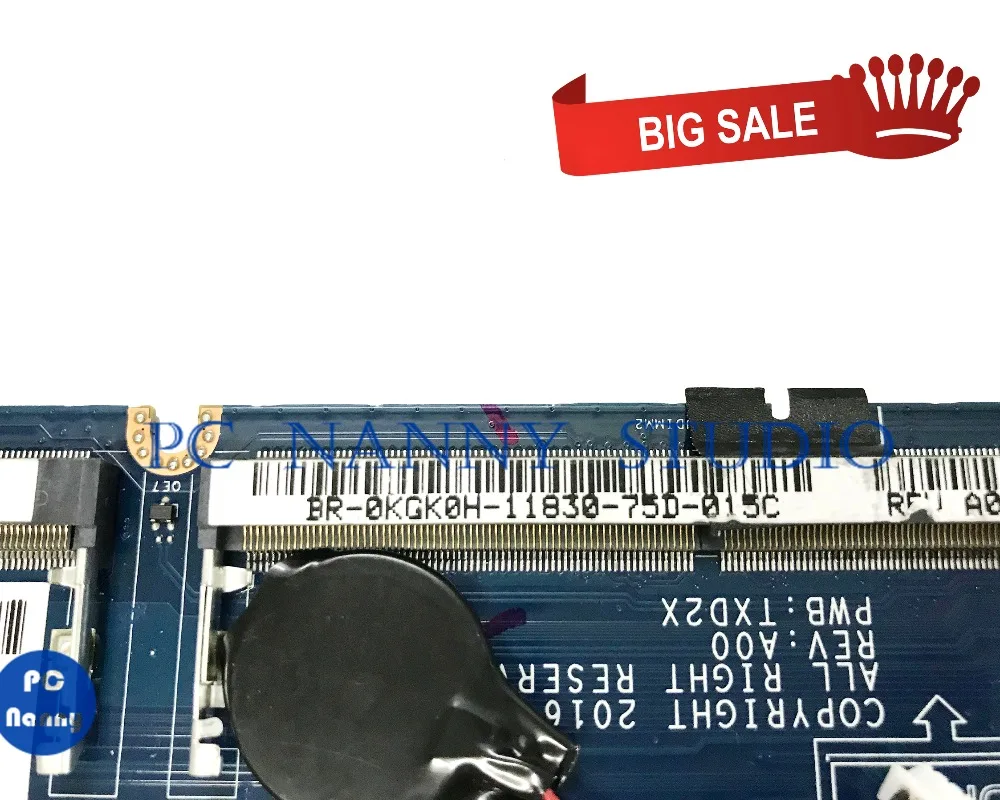 amazing  PCNANNY 0KGK0H KGK0H for Dell Latitude 5480 Laptop motherboard LA-E081P I5-7200U tested