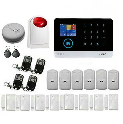 

Yobang Security Wireless wifi/GSM Alarm System For Home Wireless Security Alarm System with Door Sensor Alarm Systems Security
