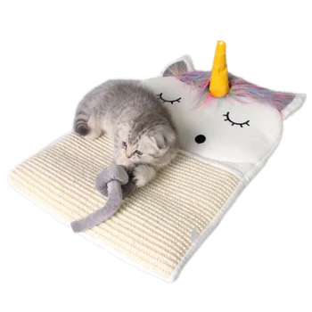 

Adorable Cat Scratcher Bed Mat Pad Cat Scratch Board Scratching Post Kitten Grinding Nail Hanging Cat Scratcher Sisal Hemp Toys