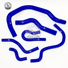 Tuyau de radiateur en Silicone, 6 pièces, pour HONDA CIVIC Type R EK EG B16A B18C EX SI, KIT rouge/bleu/noir
