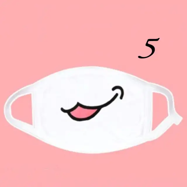 1pc Cute Anti Dust Mask Kpop Cotton Mouth Mask Kwaii Anime Cartoon