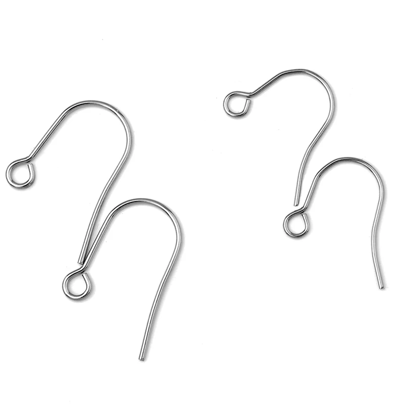 

Stainless Steel French Wire Earrings Backs Earrings Clasps Hooks DIY Findings Jewelry Accessories Silver Gold tone
