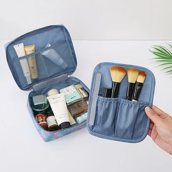 

Women Travel Cosmetic Makeup Bag Organizer Cases Waterproof Toiletry Kit Beauty Necessity Bathroom Storage Accessories