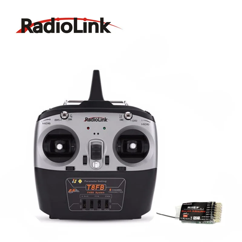

RadioLink T8FB 2.4GHz 8CH Remote Controll Transmitter Supported by R8EF Receiver WIth ABS System FHSS Spread spectrum