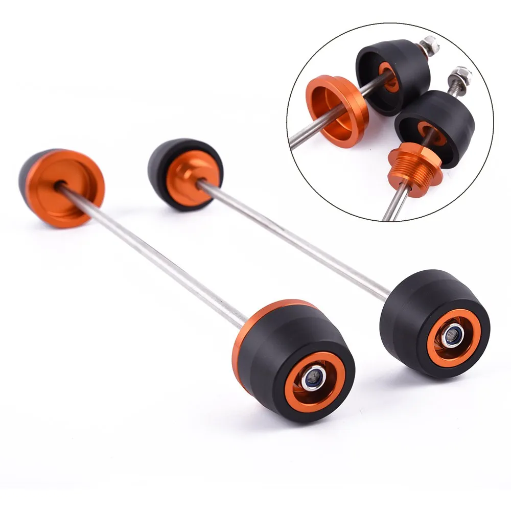 

Front Rear Axle Fork Slider Crash Protector Pads For KTM 1050 1190 Adventure R 1290 Super Adventure R S 2013-2017 2018