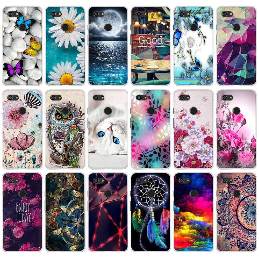 

Case for Google Pixel 3 XL Cover Soft Silicone 3D Relief Back Cover for Google Pixel 3XL Thin TPU Case Luxury Phone Shell Bags