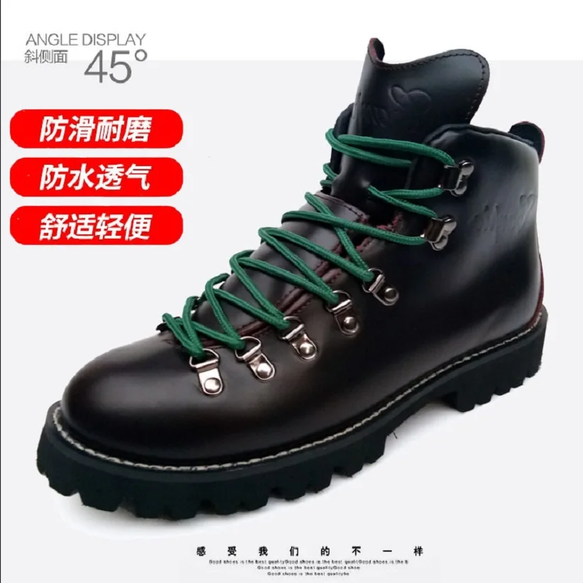 Caddis/высококачественные осенние мужские ботинки из натуральной кожи; зимние водонепроницаемые ботильоны; Ботинки martin; уличные рабочие ботинки; мужская обувь