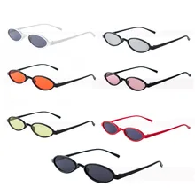 Женские летние модные Универсальные солнцезащитные очки с овальными линзами, очки для защиты от солнца, маленькая оправа, винтажные очки, походные очки