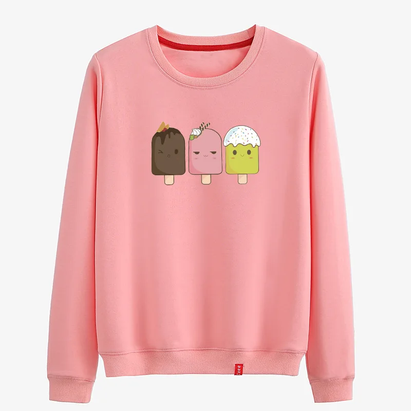 Pink ice cream hoodie Clearance