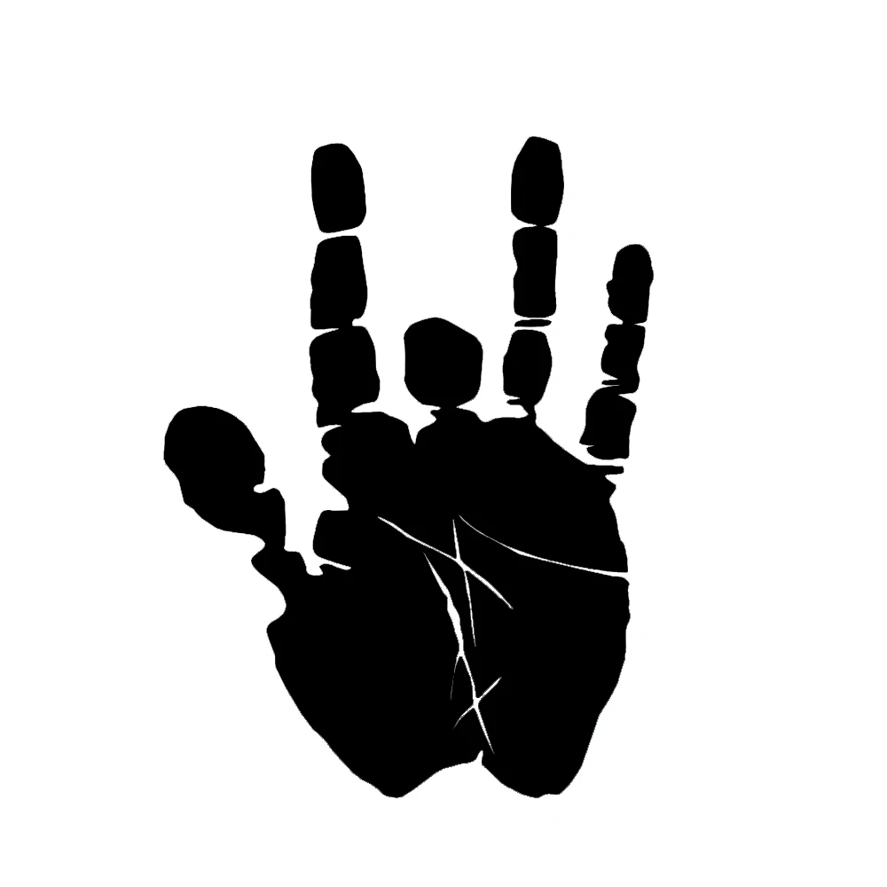 

Vinyl Sticker On Hand Death Of Ethnic Music Kathy Vinyl Car Sticker Decorative Decal Accessories