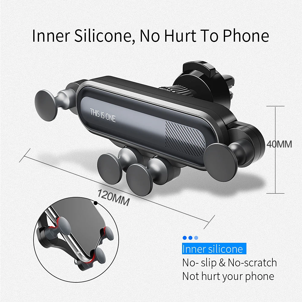 Essager Schwerkraft Auto Telefon Halter für iPhone Xiao mi mi Air Vent Auto Halterung für Telefon i