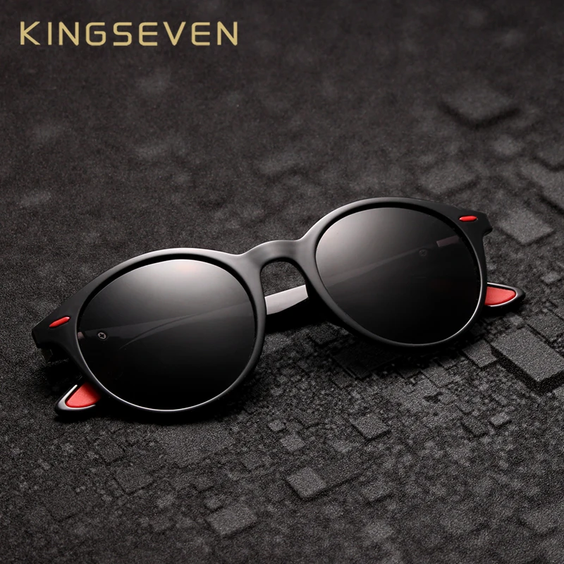 Солнцезащитные очки KINGSEVEN TR90 для мужчин и женщин винтажные поляризационные