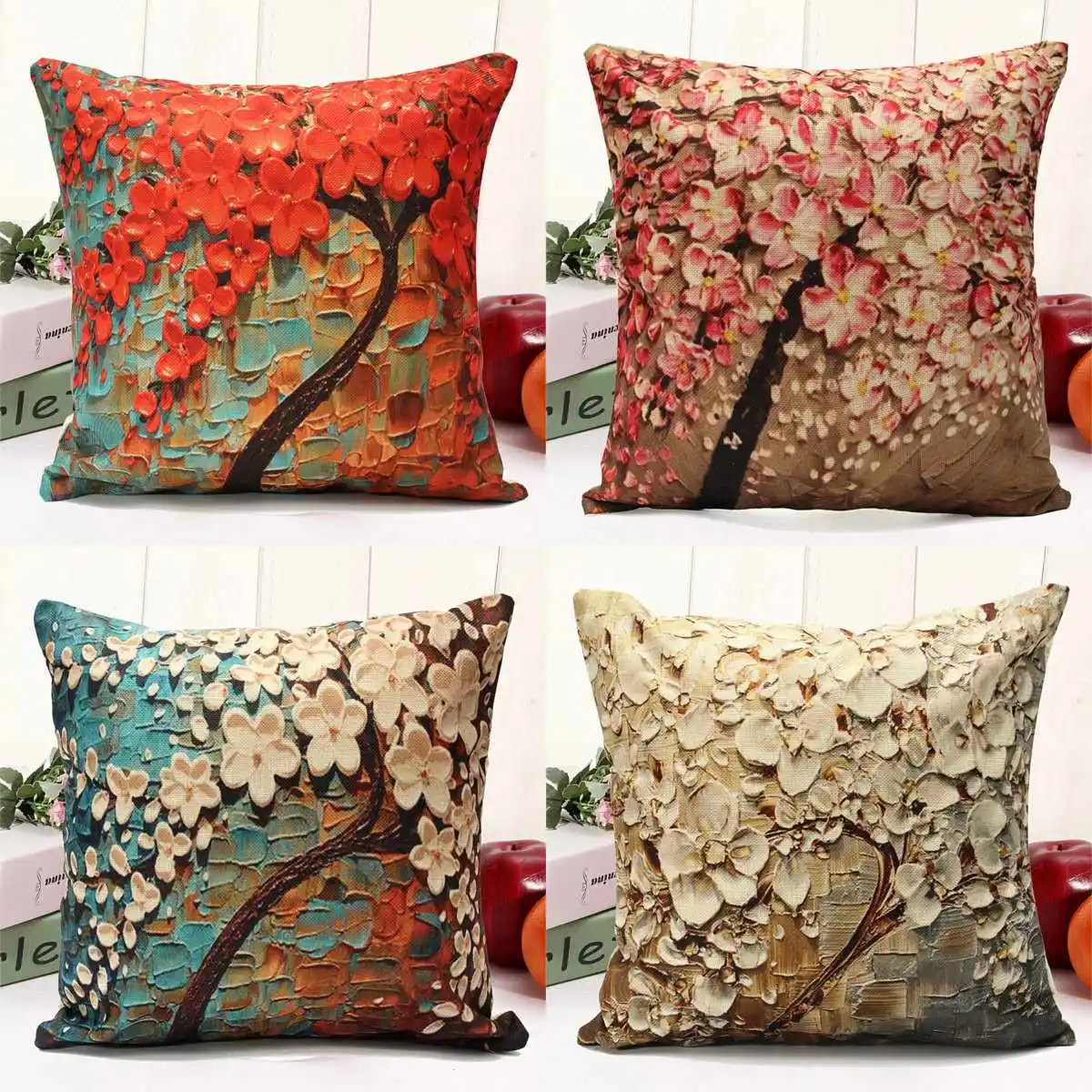 Floral Pillow Case Cushion