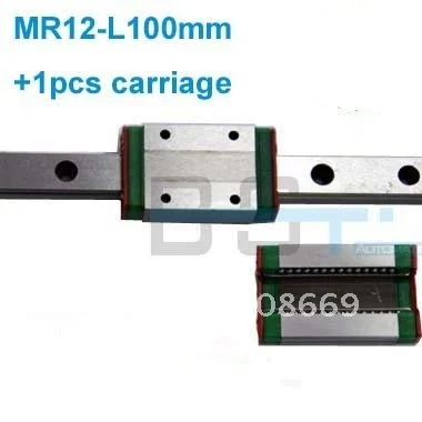 

linear guide MR12 -L250mm +1pcs blocks carriage size the same with HIWIN MGN12C