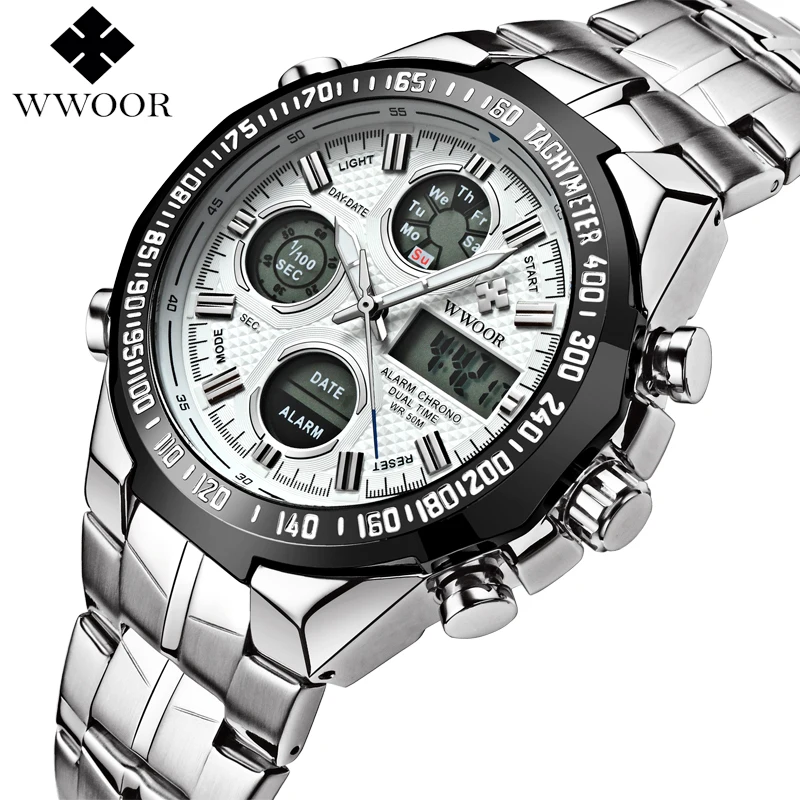 Prix pour Top Marque De Luxe Double Affichage Hommes de Montre À Quartz Heure LED Numérique Montre de Sport Militaire de L'armée Montres Hommes Horloge relogio masculino Prix pour Top Marque De Luxe Double Affichage Hommes de Montre À Quartz Heure LED Numérique Montre de Sport Militaire de L'armée Montres Hommes Horloge relogio masculino