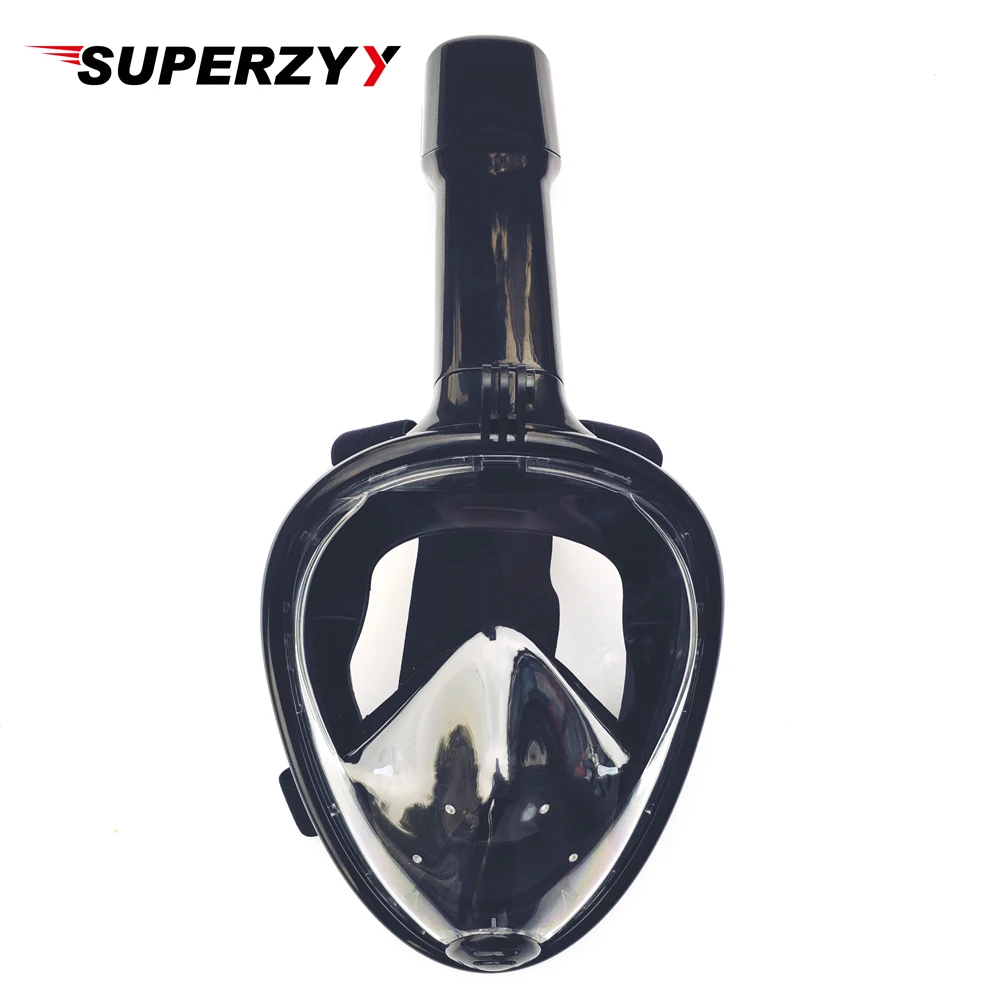

Full Face Snorkel Mask Panoramic View Underwater Diving Mask,Free Breath Snorkel Set with Anti-fog Anti-leak for Kids and Adults