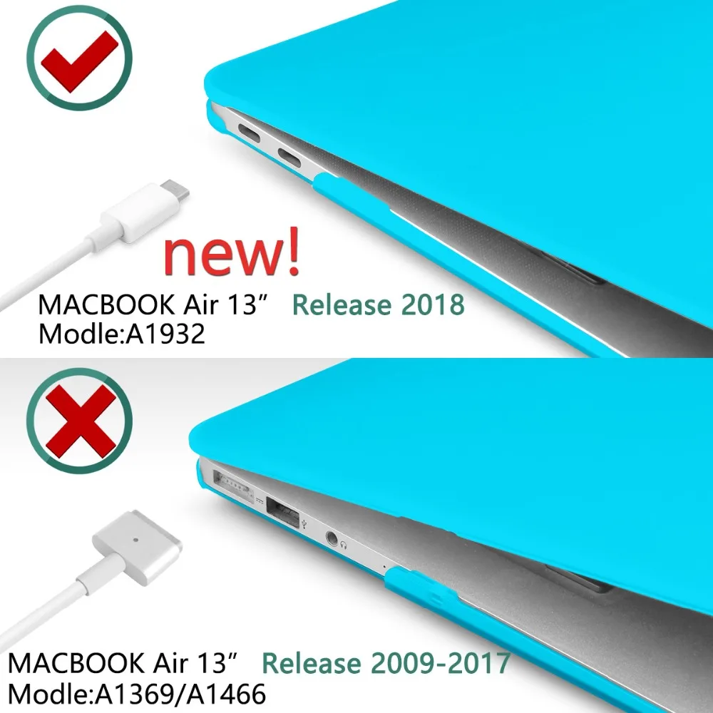 Кристальный/матовый чехол для Macbook Air Pro retina 11 12 13 15 дюймов, сумка для ноутбука, чехол для нового Mac book Air 13,3 чехол A1932