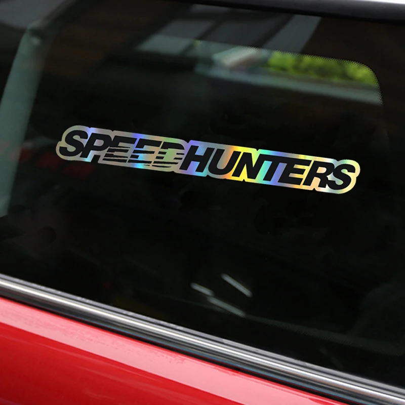 

Car Stickers 3D 50*5cm SPEEDHUNTERS Former Super Personality Windshield Stickers and Decals Car Styling JDM Funny Sticker On Car